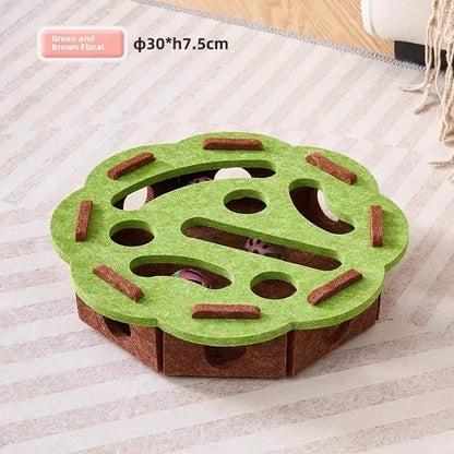 Tailora™ Felt Interactive Cat Puzzle Box