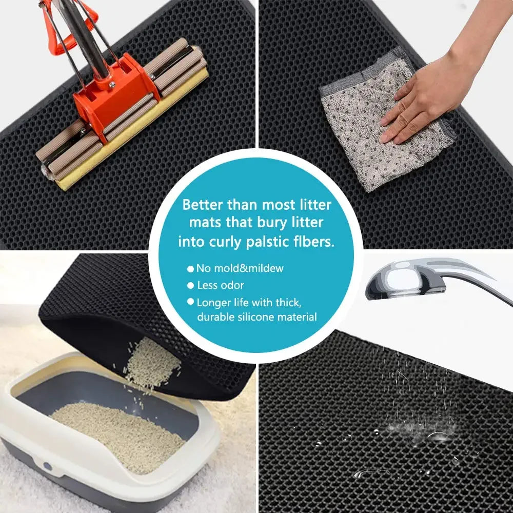 Tailora™ Double-Layer Waterproof Litter Mat