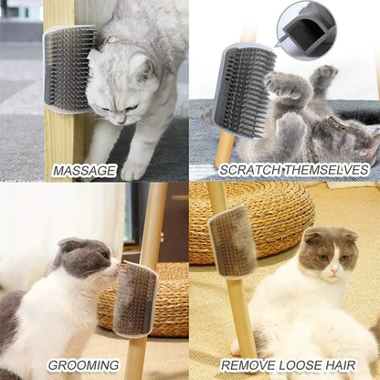 Tailora™ Self-Grooming Corner Wall Brush