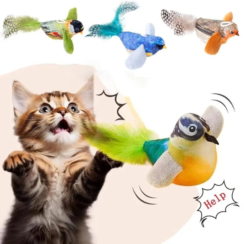 Tailora™ Sound-Simulating Interactive Bird Toy