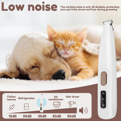 Tailora™ Precision Paw & Detail LED Trimmer