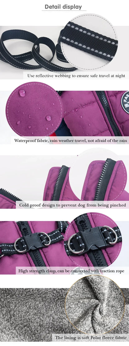 Tailora™ All-in-One Winter Dog Jacket & Harness
