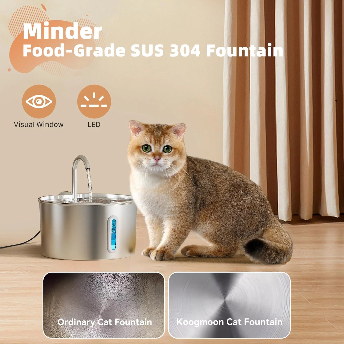 Tailora™ Smart Motion Sensor Water Fountain
