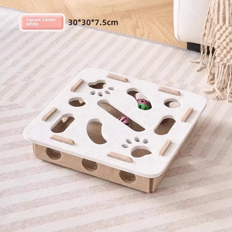 Tailora™ Felt Interactive Cat Puzzle Box