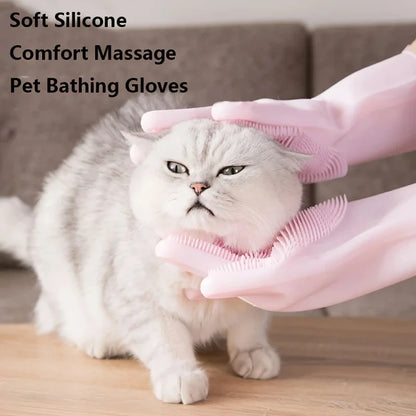 Tailora™ 2-in-1 Bathing & Deshedding Gloves