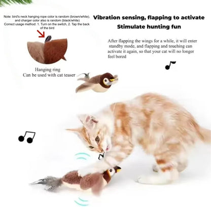Tailora™ Interactive Chirping Bird Toy