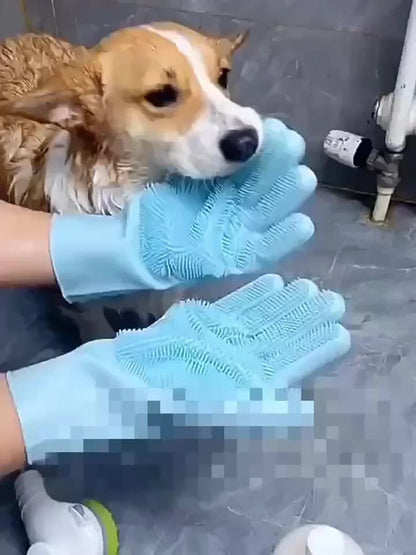 Tailora™ 2-in-1 Bathing & Deshedding Gloves