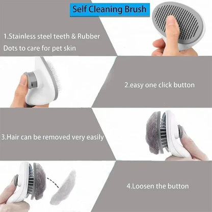 Tailora™ Self-Cleaning Slicker Brush