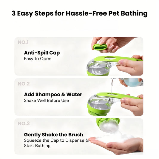 Tailora™ 2-in-1 Pet Bath Brush