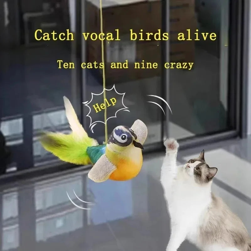 Tailora™ Sound-Simulating Interactive Bird Toy