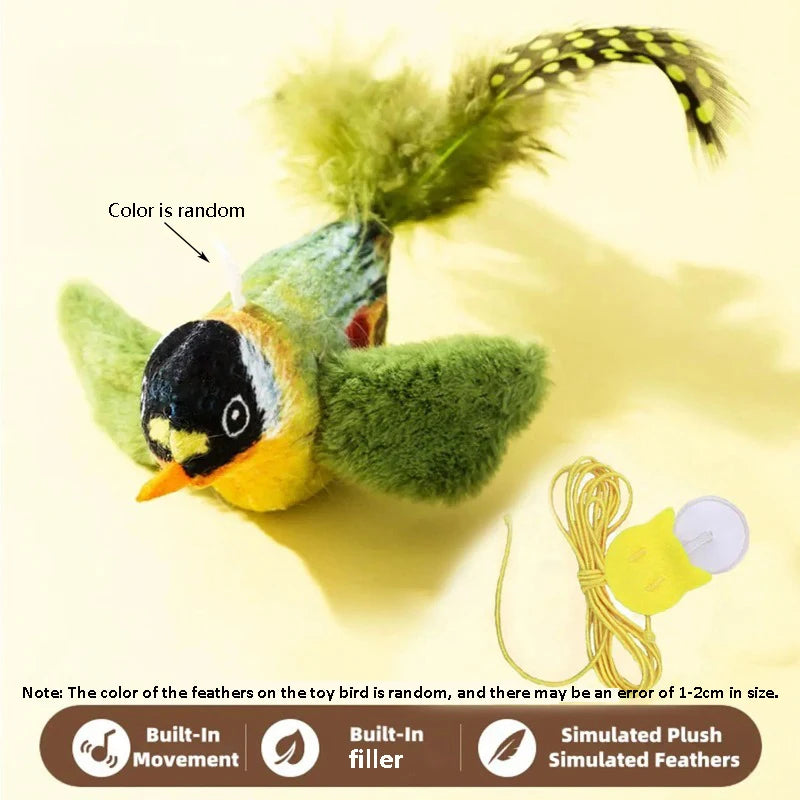 Tailora™ Sound-Simulating Interactive Bird Toy