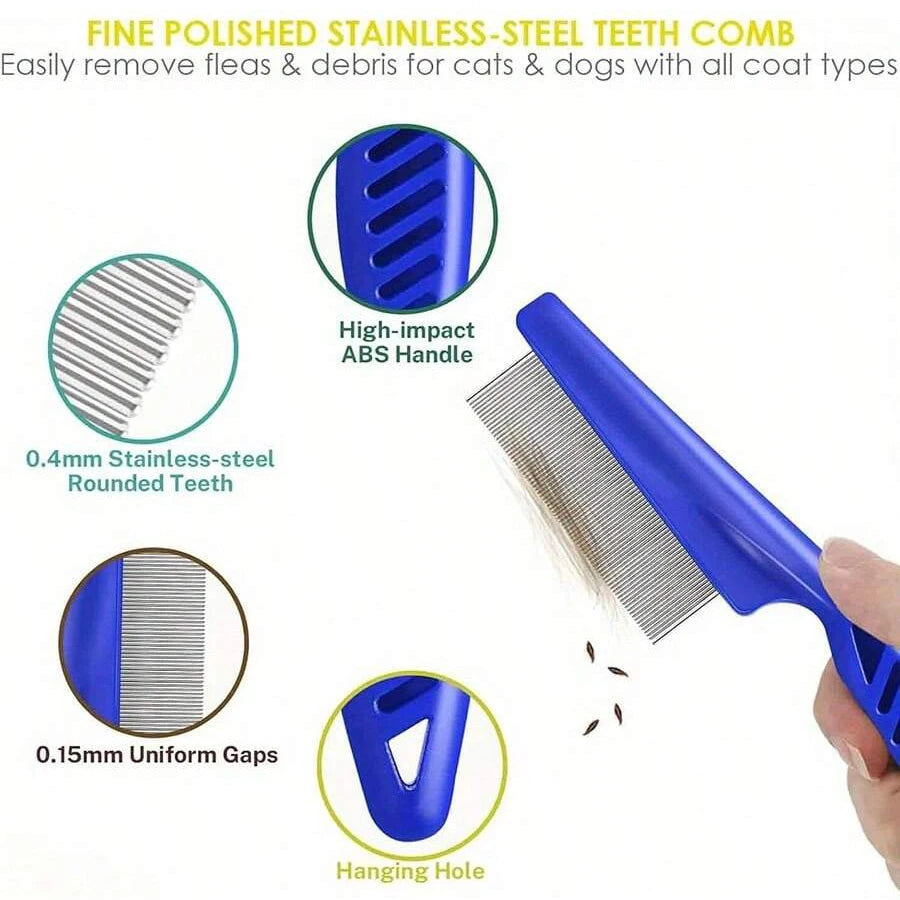 Tailora™ Stainless Steel Flea & Grooming Combs