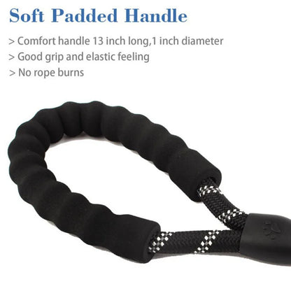 Tailora™ Heavy-Duty Padded Handle Reflective Dog Leash